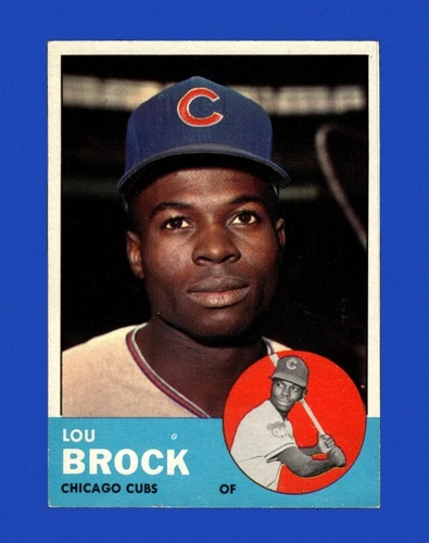 1963 Topps Set-Break #472 Lou Brock VG-VGEX *GMCARDS*