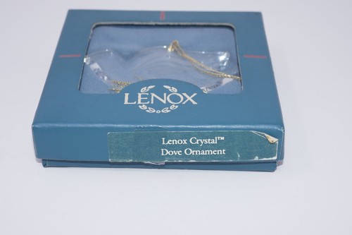 Lenox Crystal Dove Of Peace 1991 Christmas Ornament - Picture 6 of 8