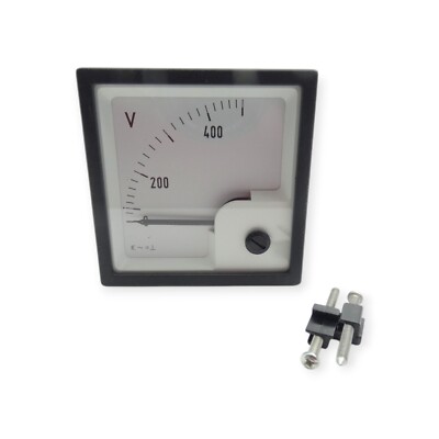 Iskra FQ0307 - 62647 Dreheisenmesswerk 72x72, Skala 0-500VAC