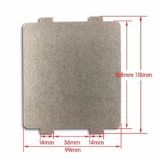 Placa de mica engrosadas para hornos microondas