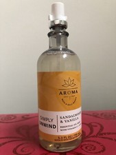 Bath  Body Works Aromatherapy SANDALWOOD VANILLA Body Spray 5.3 oz RETIRED