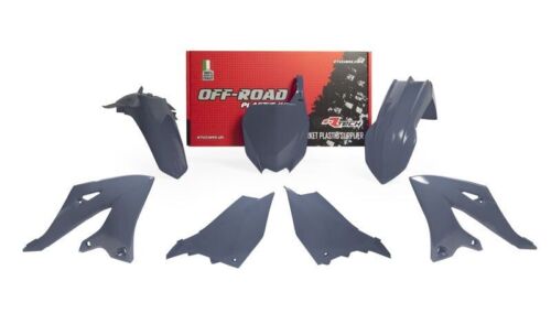 Kit Plastiche Carene Replica Yamaha YZ 125-250 2022 2023 2024 Grigio Racetech - Foto 1 di 1