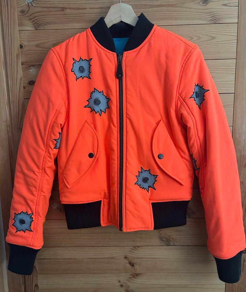 adidas Jeremy Scott オレンジジャケット M adidas Jeremy Scott オレンジジャケット M