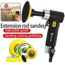 Mini Air Sander 1'' 2'' 3'' Dual Action Random Orbital Polisher Pad Car Body Set