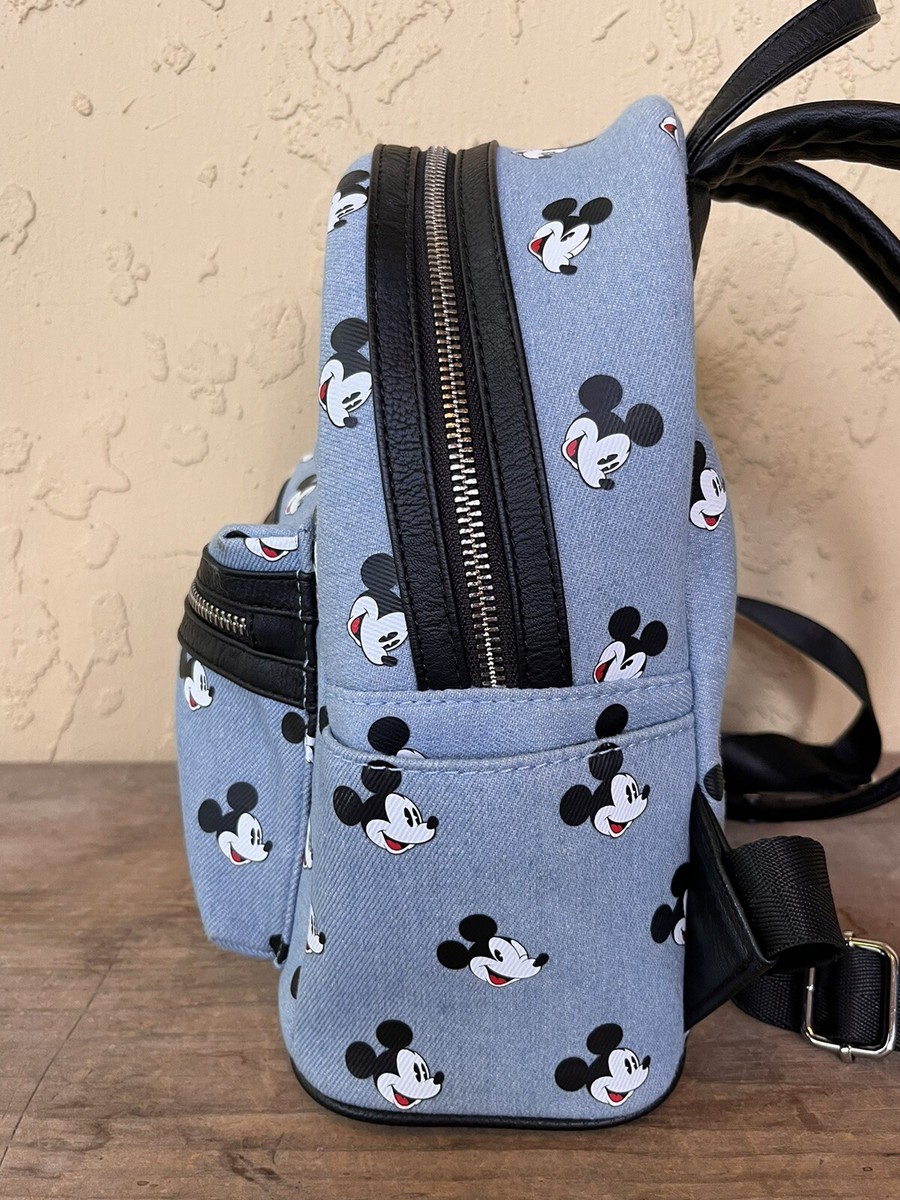 Walt Disney World Parks Loungefly Mickey Mouse Denim Blue  display picture 2