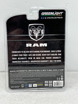 Greenlight Dodge Ram 10 Year Anniversary 2021 Dodge Ram 2500 1:64