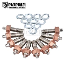 Grade 8.8 turbo Stud 40mm For Nissan TD42 TD05H 6-Bolt Turbine Outlet Down