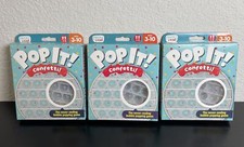 3 Pack Chuckle  Roar Pop It Fidget and Sensory Game - Confetti