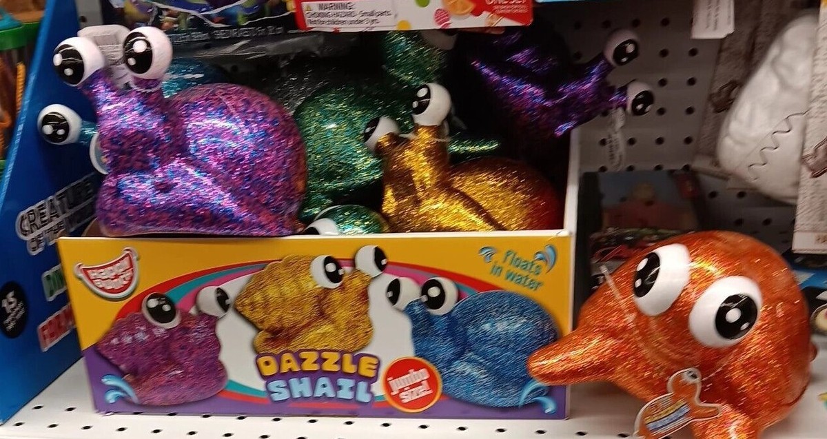 Dazzle Animal Squish Toy (Just Like the Duckies) Snails & Turtles