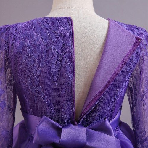 Christmas Party Kids Girls Long Dress Evening Prom Formal Princess Gown Pageant - Picture 25 of 54