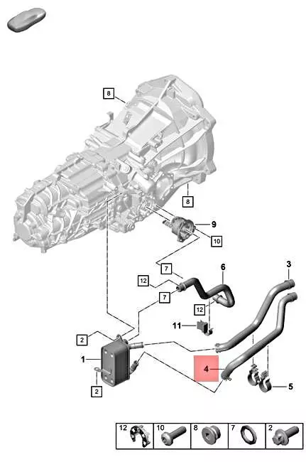 Genuine PORSCHE 718 Boxster Cayman GT4 Spyder 982 Hose 982317186 