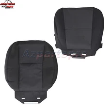 Driver Side Bottom & Lean Back Cloth Seat Cover For 2007-2014 Chevy Silverado 