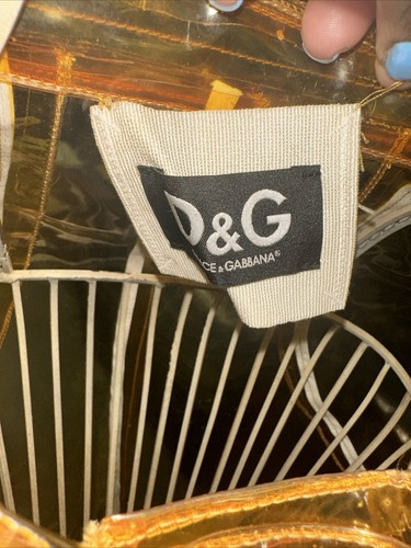 Impermeabile Dolce & Gabbana giallo/arancione taglia 38 - Foto 5 di 24