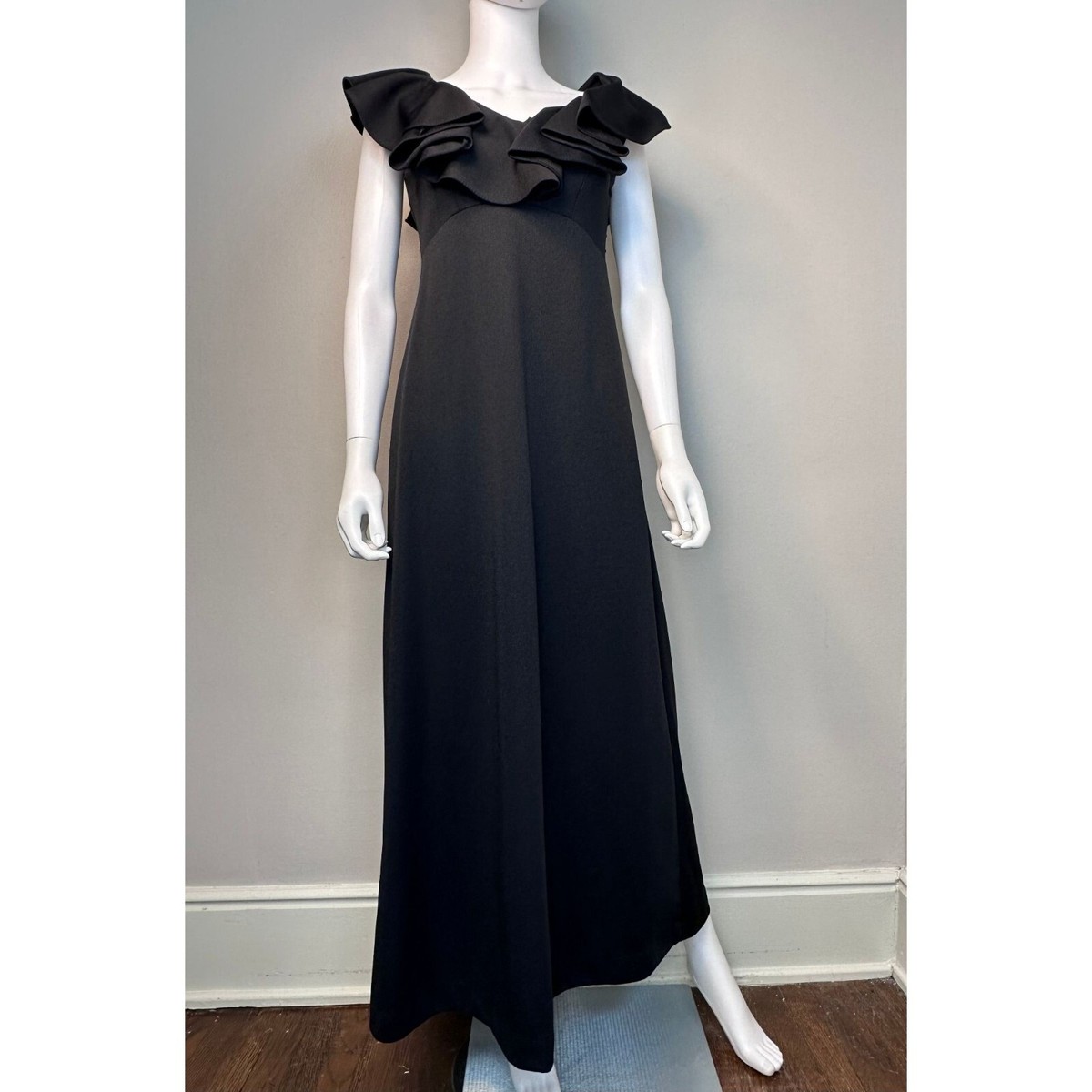 スーツ・フォーマル・ドレス 80s Vintage French Made Back Chain Dress スーツ・フォーマル・ドレス 80s Vintage French Made Back