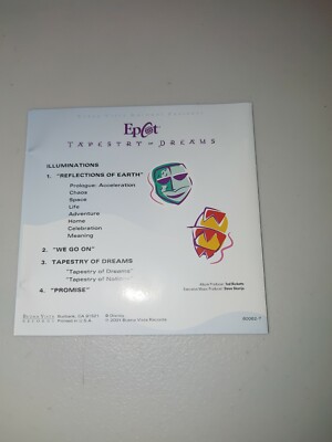 DISNEY WORLD Epcot Illuminations Tapestry of Dreams MUSIC CD