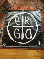 Ergo Apparel Name Brand Logo - Vinyl Poster - 47” X 47” Transcend The Delusions