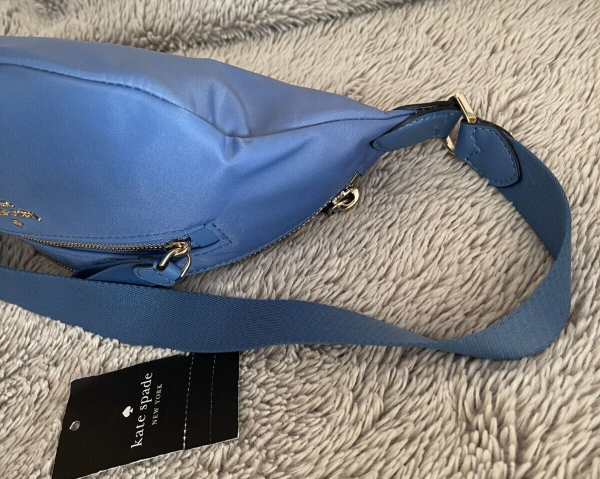 Kate Spade Chelsea Nylon Belt Bag Fanny Pack Deep Cornflower