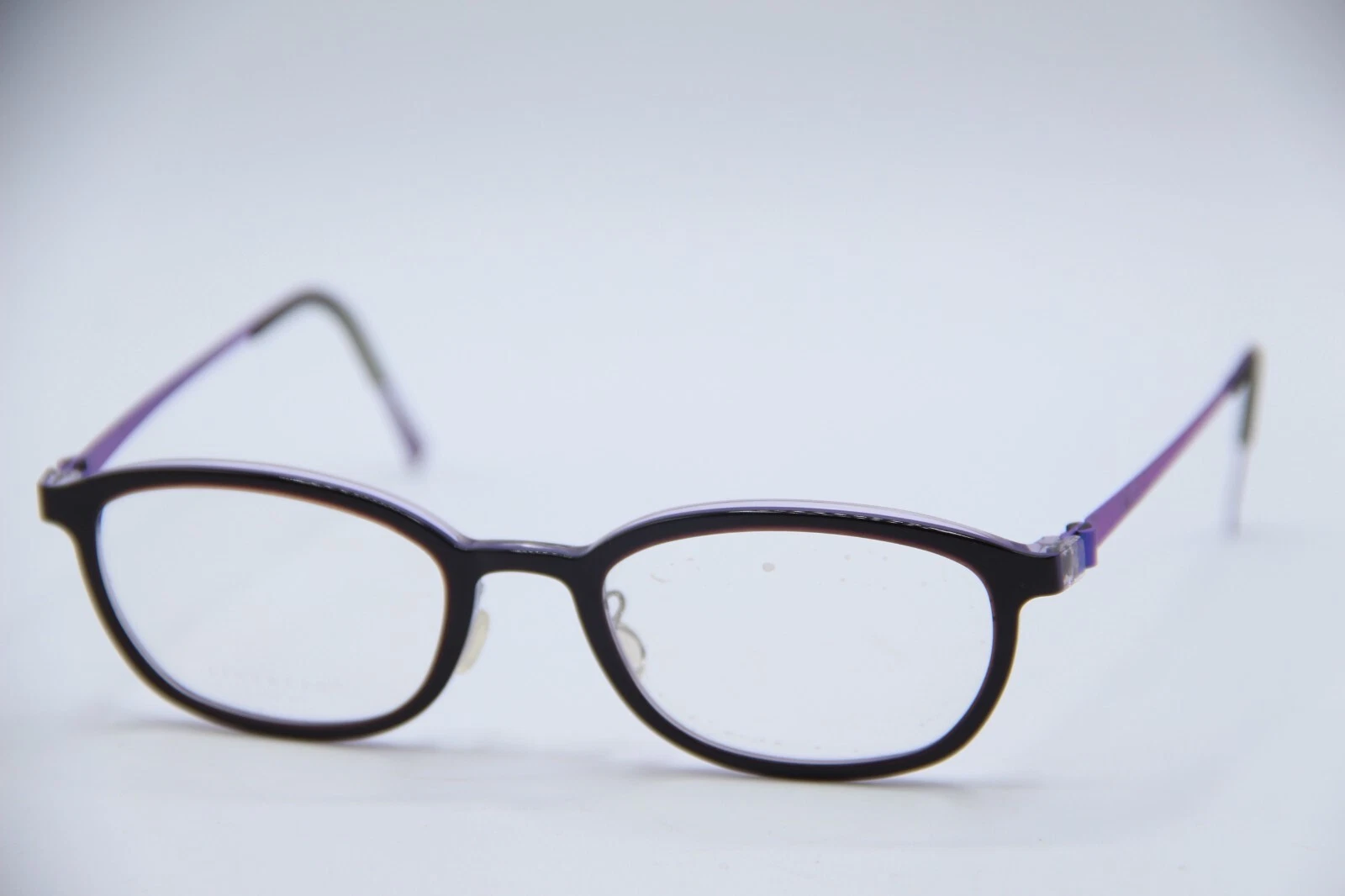 NEW LINDBERG NO 080/AE36 AD88 VIOLET BLUE AUTHENTIC FRAMES EYEGLASSES 46 17