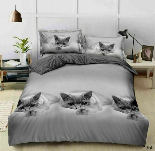3D Duvet Cover Bedding Set With Fitted Sheet And Pillow Case Single Double King* - Picture 20 of 48