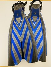 Scubapro Twin Speed Fins M/l Blue Nature  s Wing Large