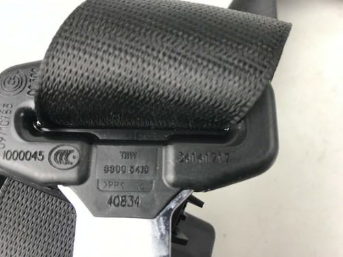 MINI Cooper F55 F56 Rear Left Side Seatbelt Seat Belt 7318209 - Picture 10 of 11