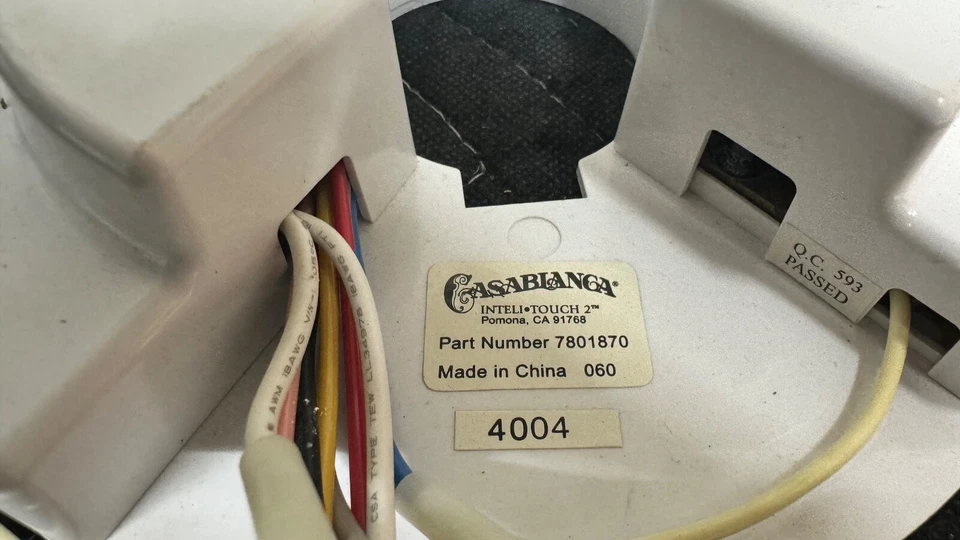 NEW Casablanca Ceiling Fan - InteliTouch 2 Receiver for XTR Fans, PN: 7801870 - Image 2 of 2