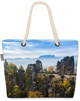 Felsenburg Neurathen Mit BasteibrüCke Beach Bag Deutschlands SehenswüRdigkeiten