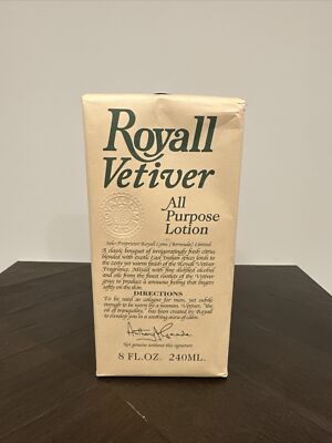 Royall Vetiver By Bermuda Lmt All Purpose Lotion 240ml NIB