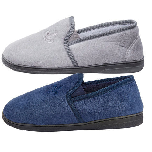 Dunlop Herrenschuhe Winter Warmfell Gemütlich Memory Foam Innenslipper