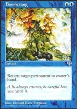 MTG - Boomerang - Mirage - NM, English Magic FLAT RATE SHIP