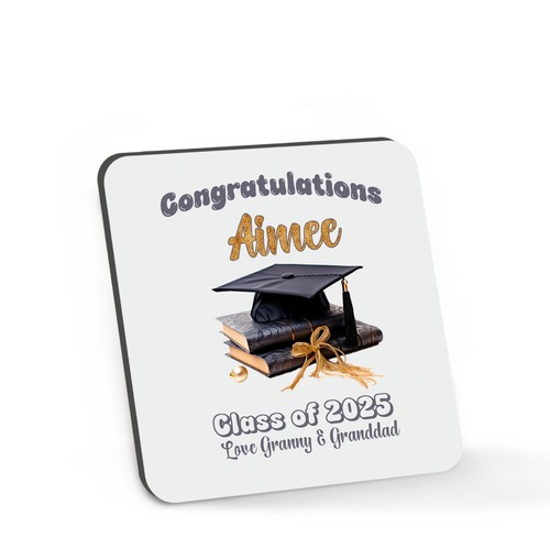 Personalized Graduation Gift Graduation Present Mug, Coaster or Gift Set 2025 - Picture 3 of 6