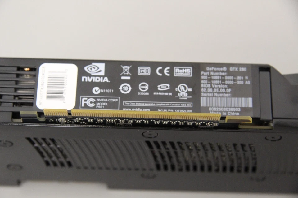 BRAND NEW BFG Tech nVidia GeForce GTX280 1gb Video Card FREE SHIPPING - Image 3 of 4