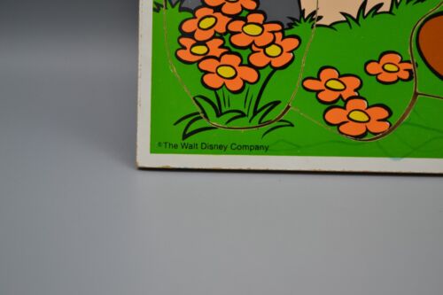Vintage Playskool Wooden Mickey & Minnie Mouse Puzzle Walt Disney 10 Pieces USA - Picture 2 of 4