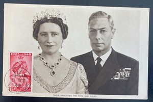 1949 Aden Real Picture Postcard cover To England royal Silver Wedding KGVI