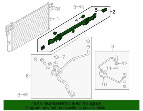 OEM NEW 2016-2019 Ford Police Interceptor Utility Oil Cooler FB5Z-7A095-H - Image 2 of 2