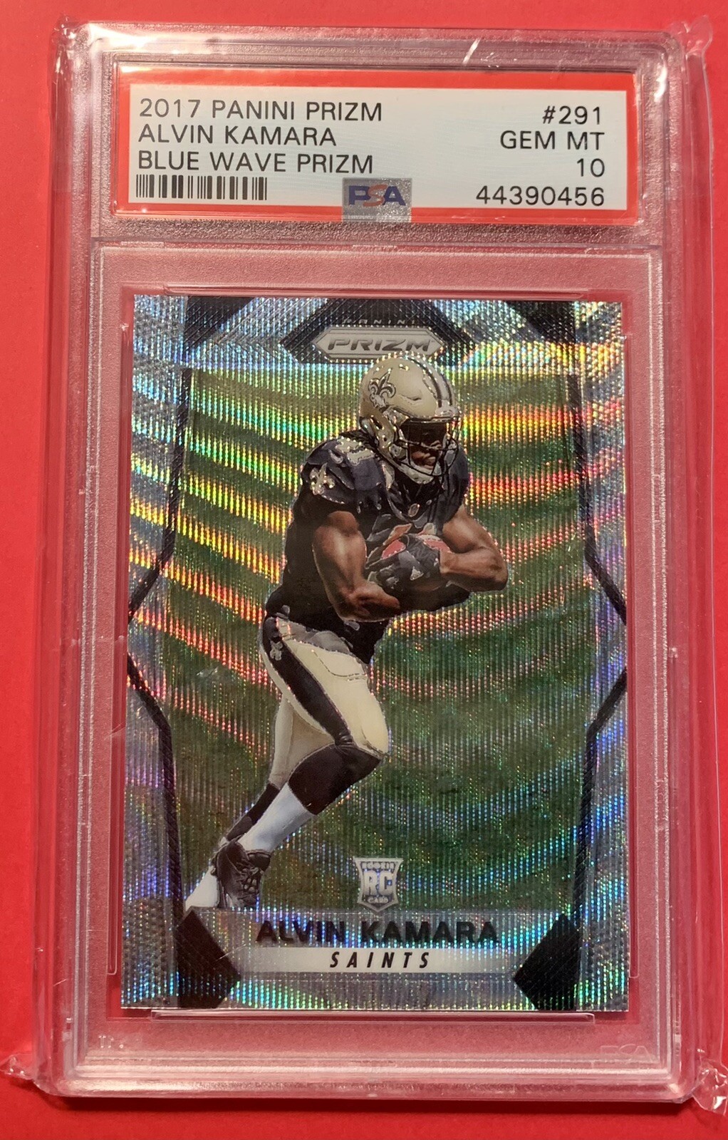 2017 Panini Prizm ALVIN KAMARA BLUE WAVE /149 PSA 10 GEM MT #291 Rookie RC