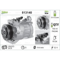 Valeo Kompressor Klimaanlage Passend FüR Volvo XC60 156 V70 III BW 135