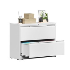 2 Drawer Filing Cabinet Metal Storage Cabinet Lateral Storage Cabinet Flat File