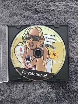 Grand Theft Auto San Andreas PlayStation 2, PS2, 2007 Disc Only