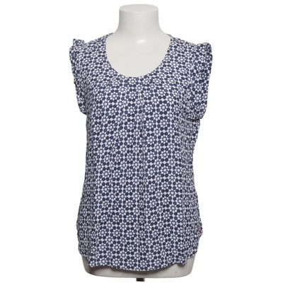 Joules, Top, Größe: 40, Blau/Weiß, Viskose, Print, Damen #XXL