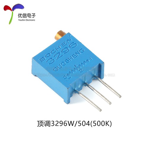 50R to 2M Ohm 3296W Variable Multiturn Adjustable Potentiometer Trimmer Pot - Foto 21 di 23