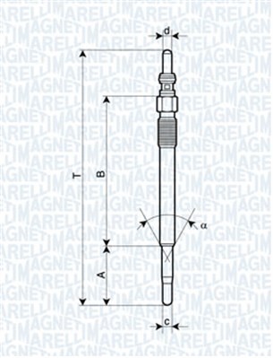 Fits MAGNETI MARELLI 062900029304 GLOW PLUG MARELLI FIAT/LANCIA 1.3 J ⭐UK Stock⭐