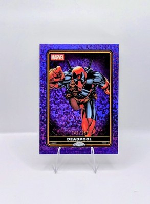 2025 Topps Chrome Deadpool - Comic Accurate #1 - Purple Mini Diamonds /250 