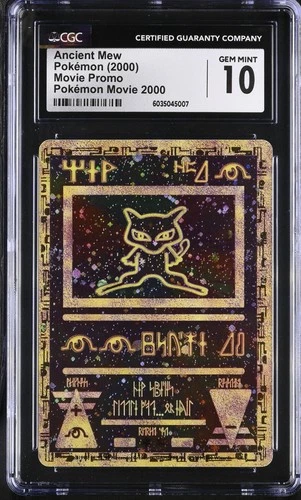 Pokémon 2000 Ancient Mew Pokémon Movie Promo CGC 10