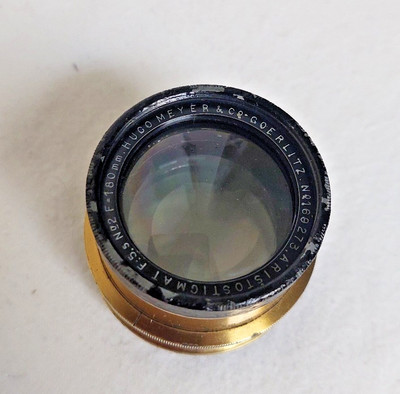 Objektiv Aristostigmat F: 5,5 No 2 F= 180mm Hugo Meyer & Co-Görlitz