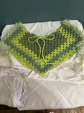 Full Crochet Rave Outfit XXL Handmade Neon Green Yellow