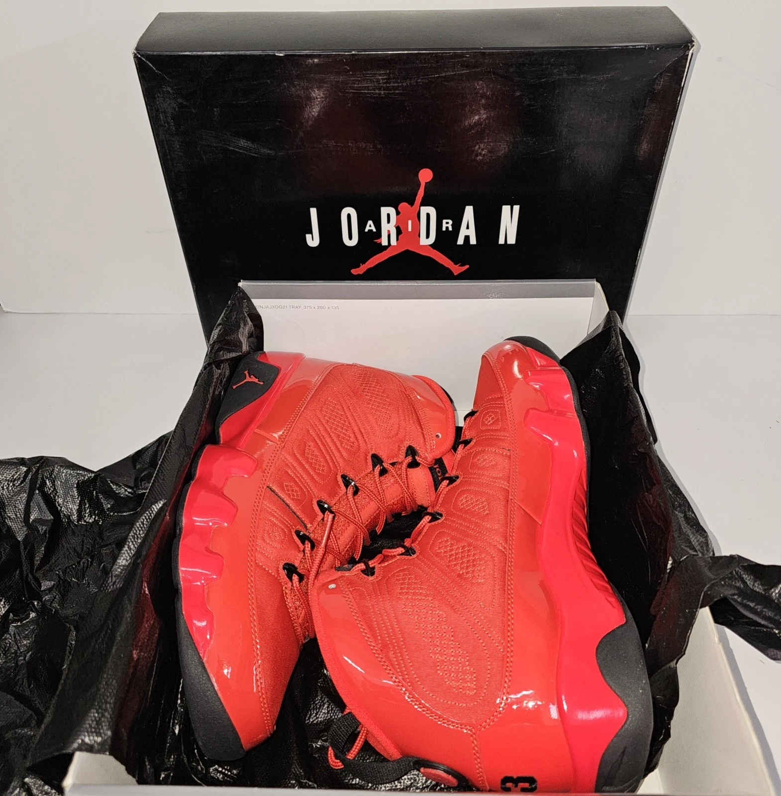 Jordan 9 Retro Chile Red CT8019600 (2021) Uomo 13 nuovo con scatola