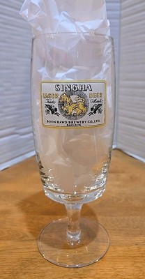 Singha Boon Rawd Brewing Sasaki Tulip Glass Bangkok Thailand Breweriana 