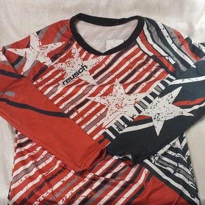 Reusch Patriot II ProFit Men's AL Long Sleeve USA Graphic Jersey Crew Neck