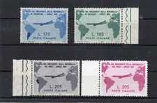 REPUBBLICA**  1961 SERIE GRONCHI  + ROSA RIPRODUZIONE FALSO TAPPABUCHI